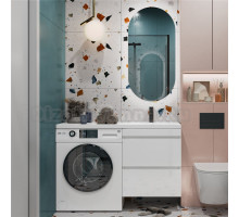 Мебель для ванной комнаты Vigo Urban 60 R 2 ящика, под стиральную машину, белая