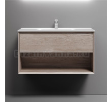 Тумба под раковину Sancos подвесная Marmi 1.0 90 Дуб галифакс натуральный MR1.090EG