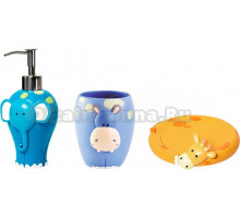 Набор Стакан Wasserkraft Lippe K-8128 + Дозатор K-8199 + Мыльница K-8129