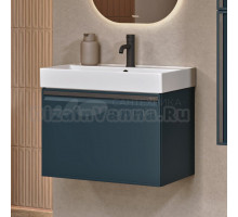 Тумба с раковиной Aqwella Pure 65 серая