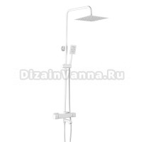 Душевая стойка Shevanik S3096C с термостатом, белый