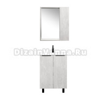 Мебель для ванной комнаты VIANT Берлин 60 напольная, с дверцами, цемент