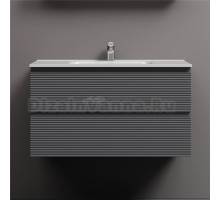 Тумба под раковину Sancos подвесная Folk 2я цв. Grey Soft FL90GS