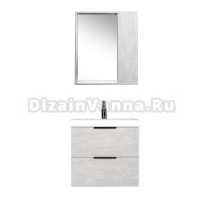 Мебель для ванной комнаты VIANT Берлин 60 подвесная, с ящиками, цемент