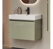 Тумба с раковиной Aqwella Pure 65 шалфей зелёный