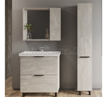 Мебель для ванной комнаты VIANT Берлин 60 напольная, с ящиками, цемент