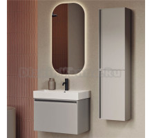 Мебель для ванной комнаты Aqwella Pure 65 серый туман