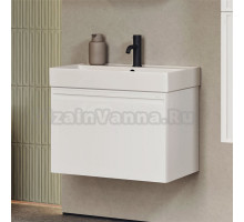 Тумба с раковиной Aqwella Pure 65 белая