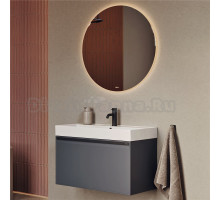 Мебель для ванной комнаты Aqwella Pure 80 серая