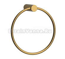 Держатель для полотенец Kaiser Vita KH-3233 шлифованное золото, кольцо