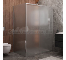 Душевой уголок Cezares Molveno AH 11 150+90 P Cr 150х90 см, профиль хром, стекло рифленое