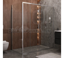 Душевой уголок Cezares Molveno AH 2+1 180+90 C Cr IV 180х90 см, профиль хром, стекло прозрачное