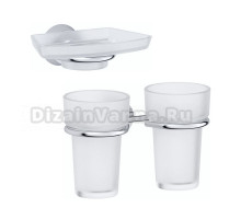 Набор Стакан FBS Vizovice VIZ 007 двойной + Мыльница VIZ 010
