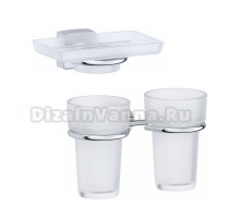 Набор Стакан FBS Esperado ESP 007 двойной + Мыльница ESP 010