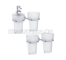 Набор Стакан FBS Nostalgy NOS 007 двойной + Дозатор NOS 008 со стаканом