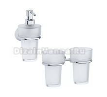 Набор Стакан FBS Vizovice VIZ 007 двойной + Дозатор VIZ 009