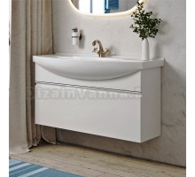 Тумба с раковиной Aqwella Rodos 105 белая