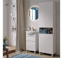 Мебель для ванной комнаты Aqwella Rodos 50 напольная, белая