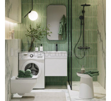 Мебель для ванной комнаты Aqwella Duet 53 R подвесная, под стиральную машину, белая