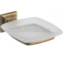 Мыльница Colombo Design Portofino B3201.BR настенная, стеклянная, бронзовая