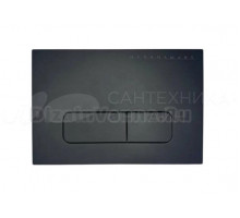 Кнопка смыва для унитаза HYDROSMART 07811.N АБС-пластик, цвет черный