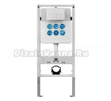 Комплект Инсталляция HYDROSMART 07801.N + Кнопка 07811.W цвет белый