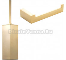 Набор Ершик Migliore Kvant 30242 настенный, золото + Держатель 30235 золото