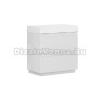 Тумба с раковиной Belux Базель 80 напольная, белая матовая