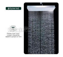 Верхний душ Splenka S451 S451.52 хром