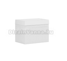 Тумба с раковиной Belux Базель 70 подвесная, белая матовая