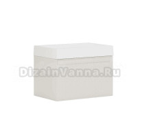 Тумба с раковиной Belux Базель 80 подвесная, светлый миндаль матовый