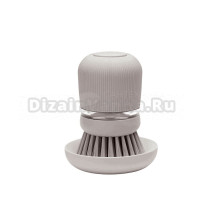 Щетка Brabantia SinkSide 302824 для мытья посуды, с дозатором, серая