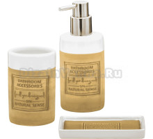 Набор Стакан Ridder Native 2120109 + Мыльница 2120309 + Дозатор 2120509