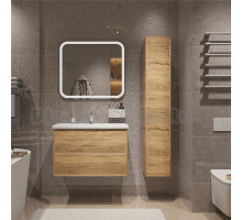 Мебель для ванной комнаты SanStar Siva 80 подвесная, дуб вотан, раковина Фостер