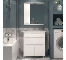 Мебель для ванной комнаты EvaGold Paola 65 белый глянец