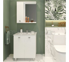 Мебель для ванной комнаты EvaGold Sky 65 белый глянец