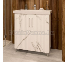 Тумба с раковиной EvaGold Era 70 монте белый