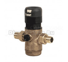 Редуктор давления BWT D1 Red 3/4" НР-НР, с визуализацией давления, без манометра, горячая вода