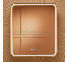 Зеркало-шкаф Silver Mirrors 80х70 R с подсветкой, белое