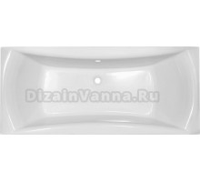 Акриловая ванна CBath Talia 200x90 см, встраиваемая, белая, с каркасом