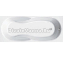 Акриловая ванна CBath Vesta 160x70 см, встраиваемая, белая, с каркасом