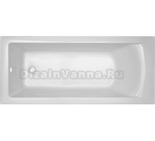 Акриловая ванна CBath Selena 160x70 см, встраиваемая, белая, с каркасом