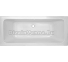 Акриловая ванна CBath Fortuna 170x75 см, встраиваемая, белая, с каркасом