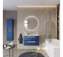 Мебель для ванной комнаты Cezares Eco Cer-N 80 sapfiro, раковина Eco 80, ручки сатин