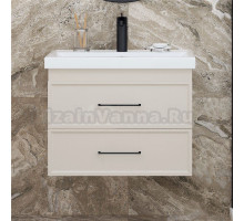 Тумба с раковиной EvaGold Leia 70 подвесная, керамик матовый