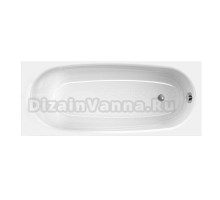 Акриловая ванна Melodia della vita Standard Middle MBHR01115070 150x70 см, пристенная, белая, с каркасом