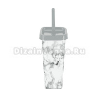 Гидроершик Svip Decor 220209 с подставкой и крышкой, серый мрамор