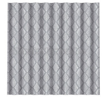 Штора для ванной Рыжий кот SC-PE-40 180х180, серая, листва