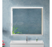 Зеркало Cezares Interni 100x90 с подсветкой, с антизапотевателем, белое