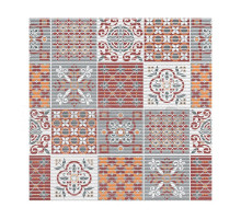 Коврик Vilina Преображение 7089-225PT-burgundy-grey 65х1500 см, рулон